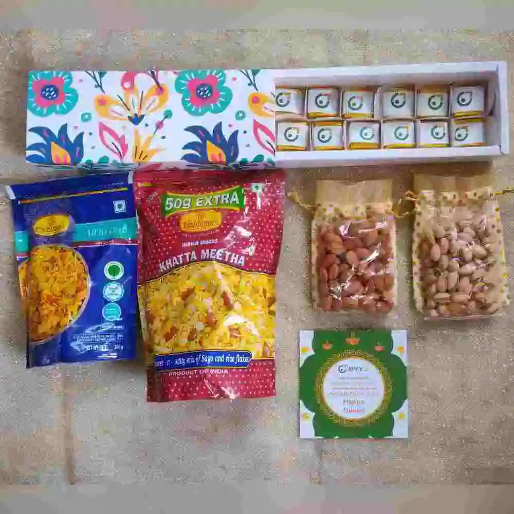Premium Savory Dry Fruit and Chocolate Diwali Gift Hampers Online